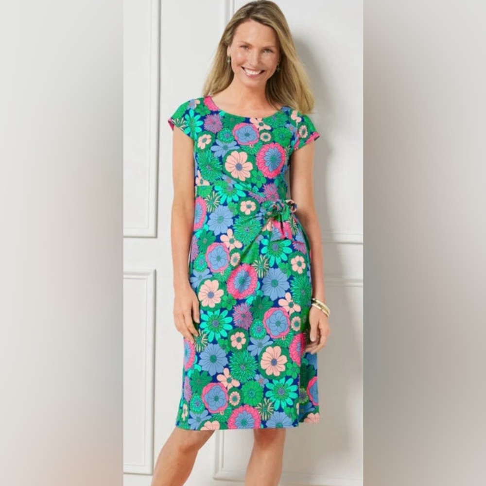 Talbots Colorful Floral Dress